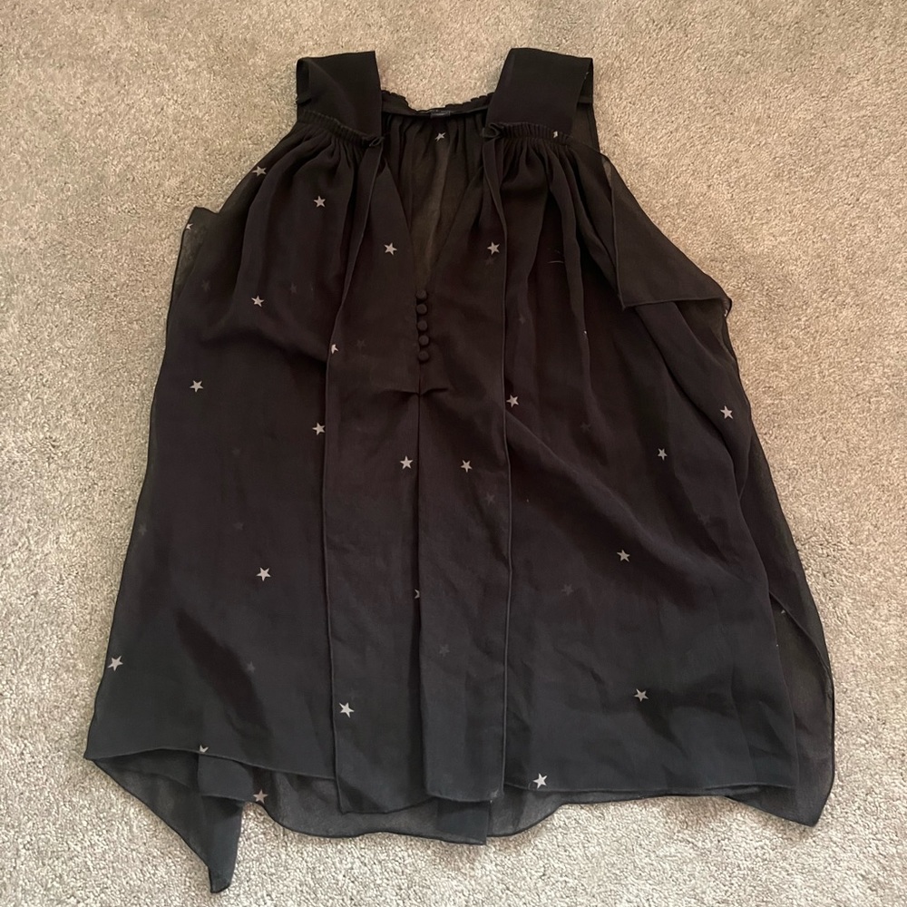 Tommy Hilfiger Star Sleeveless Blouse, black
